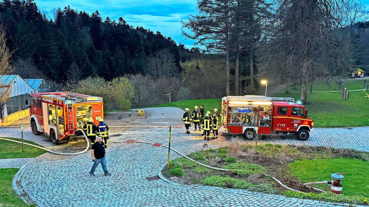 Malsburg-Marzell: 55 Einsatzkräfte proben an der Reha-Klinik Birkenbuck